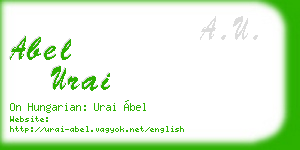 abel urai business card